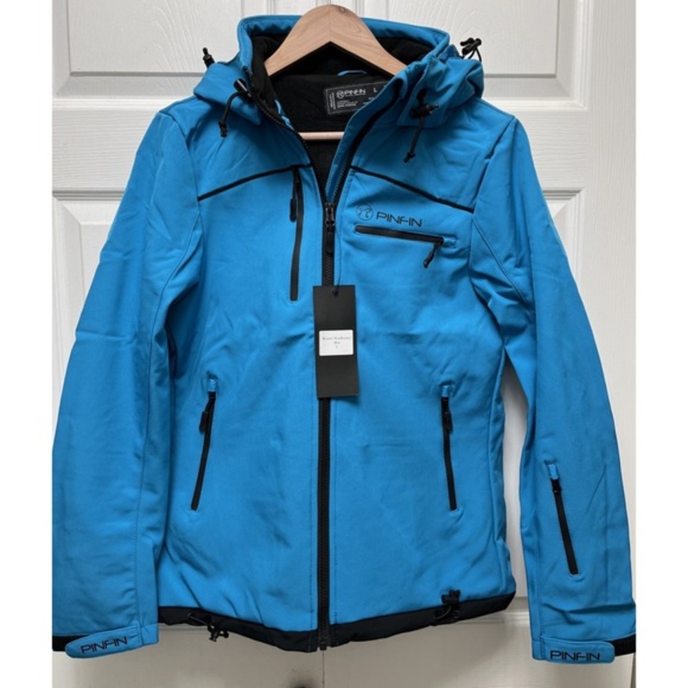 Pin Fin‎ Jacket Women's Size Large Teal New